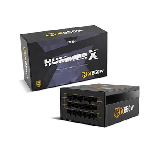 Fuente NOX Hummer X 1000W Modular 80 + Gold - Versus Gamers