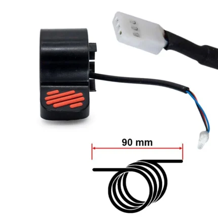 Freno eléctrico/Acelerador L para Ninebot serie ES y E, rojo