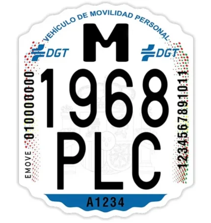 Matrícula para patinete eléctrico DGT homologado